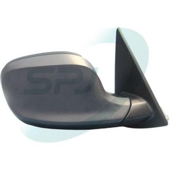 Retrovisor exterior SPJ E-2655 - Espejo retrovisor para vehículos, diseño aerodinámico, ajuste manual, carcasa resistente a impactos, cristal convexo para mayor visibilidad, fácil instalación