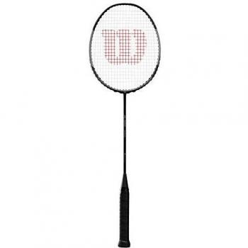 Wilson Blaze S1700 Raqueta de bádminton, Unisex, Grosor de empuñadura: 4, Negro/Gris