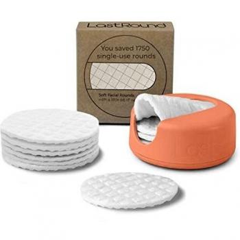 LastRound Reusable Cotton Pads by LastObject - Eco Friendly Alternative to Single Use Cotton Rounds - Consists of 7 Reusable Makeup Remover Pads - Made in Denmark