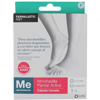 Farmalastic Almohadilla Plantar Active para Calzado Cerrado Talla Pequeña 1 Par