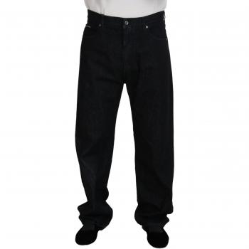 Dolce & Gabbana Black Washed Cotton Casual Denim Jeans - IT48 | M