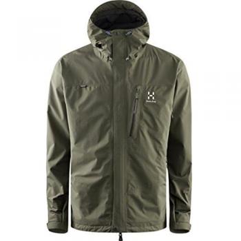 Haglöfs Chaqueta de Hombre Shell III Astral, otoño/Invierno, Hombre, Color Beluga, tamaño XL