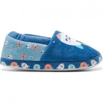 Zapatillas de casa de niño azules en poliéster 54021-703