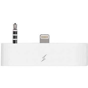 Imperii Electronics TE.03.0075.02 - Adaptador con Minijack a 30 pin para iPhone 6, blanco