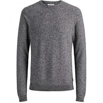 Jack & Jones Jjestructure Knit Crew Neck Noos suéter, Gris