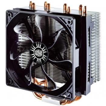 Cooler Master Hyper T4 - Ventiladores de CPU, 4 Heatpipes, 1x Ventilador PWM de 120 mm, 4-Pin Connector, RR-T4-18PK-R1