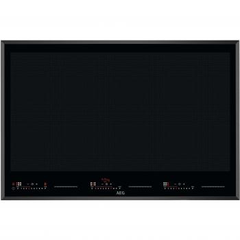 Placa de Inducción AEG IKE86683FB TotalFlex 80 cm con 6 Zonas de Cocción Negra