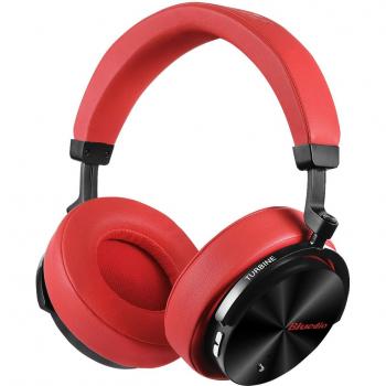 Bluedio T5 Auriculares Bluetooth inalámbricos de Cancelación de Ruido Activa, Auriculares estéreo portátiles, con micrófono para teléfonos y música