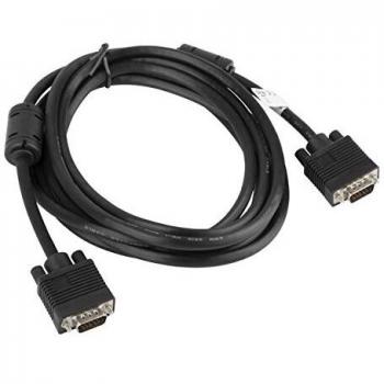 Lanberg Cable VGA Macho-Macho CA-VGAC-10CC-0030-B FERRITAS Negro 3 Metros
