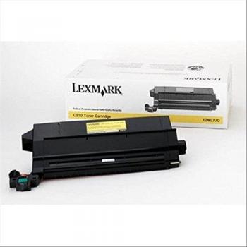 Tóner Original Lexmark 12N0770 Amarillo para C910