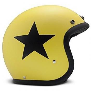 DMD - Casco de moto unisex MEDIUM amarillo