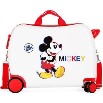 Disney - Maleta Infantil Mickey Mouse 3D con 2 Ruedas Multidireccionales