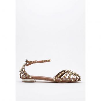 Krack Core PAROS Sandalia Plana mujer Camel
