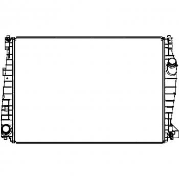 Radiador Premium HELLA 8MK 376 764-331 para refrigeración del motor