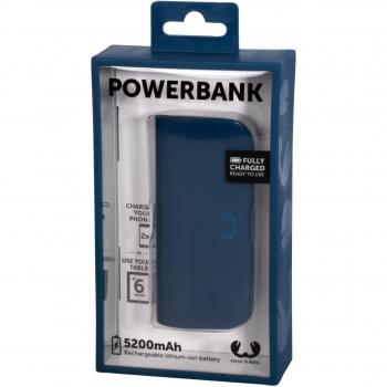 Fresh ’N Rebel 948051 - Batería externa 5200 mah 2 port 1a & 2.1a indigo 2pb200in