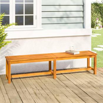 Acacia Solid Wood Garden Bench 180x35x45 cm