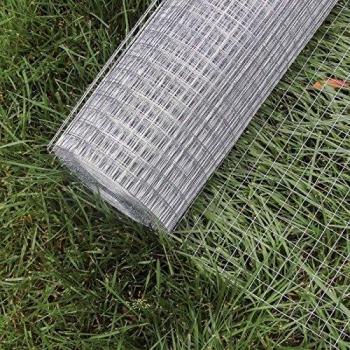 Malla Metálica Galvanizada para Voliera 1m x 10m, Espesor 0,75mm, Malla 19x19mm