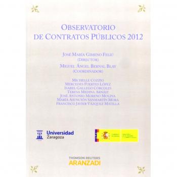 Observatorio de los Contratos Públicos 2012