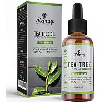 Kanzy Aceite Arbol del Te 60ml Natural Tea Tree Oil Perfecto Tratamiento para Cara, Cuerpo, Piel y Cabello Aceite Esencial Arbol te Bio