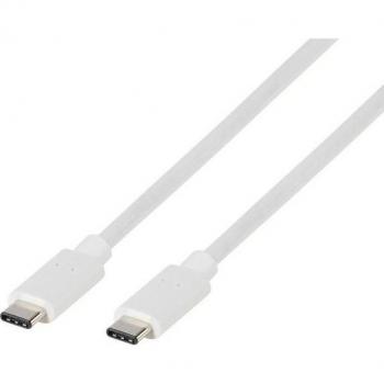 Cable USB-C a USB-C de 1.2m color blanco Vivanco 63537