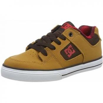 DC Shoes (DCSHI) Pure Se-Shoes for Boys, Zapatillas de Skateboard para Niños, Wheat, 36 EU