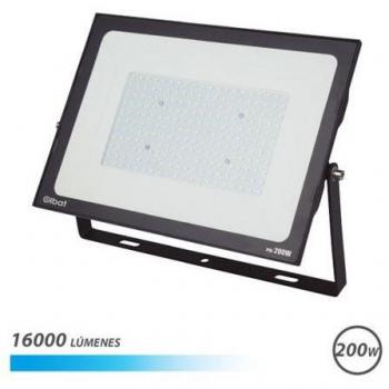 Elbat Foco LED Serie Super Slim 200W 16000lm - 6500K Luz Fría - Apto para Exterior