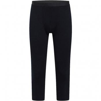 Pantalones Interiores 3/4 Odlo Merino 200 para Hombre, Negro, Talla M