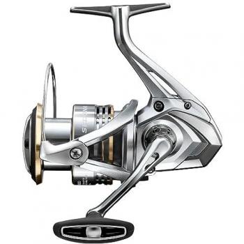 Carrete de Spinning Shimano Sedona FJ 2500, relación de transmisión 5.0:1, capacidad de línea 0.25mm/240m, peso 260g, sistema de freno frontal, cuerpo y rotor