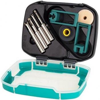 wolfcraft Juego de brocas de perforación con diamante Ceramic, 5 piezas, 8771000, Para la instalación de sujeciones de grifería y pasamuros para cables en azulejos y baldosas, diámetro 5-10 mm