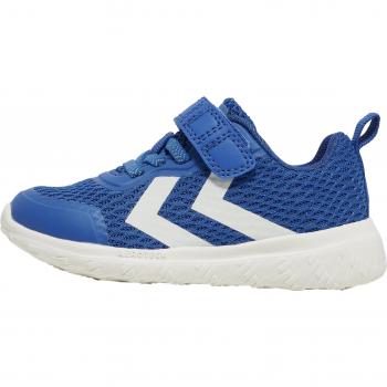 Hummel Actus Recycle Unisex Baby Sneakers in Lapis Blue/Saffron