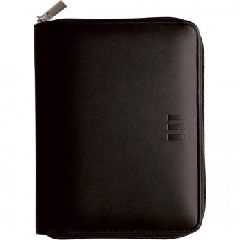 Agenda anillas año 2024 Open Cremallera Pol 500 - 117x181 1 día página Finocam negro