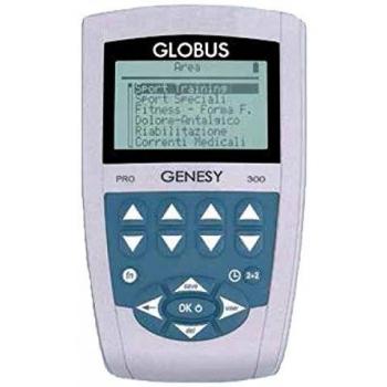 Electroestimulador Globus Genesy 300 Pro - 4 Canales, 91 Programas para Tratamientos de Dolor y Rehabilitación