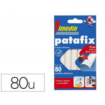 Imedio Patafix Masilla Adhesiva Removible Blister de 80 Unidades