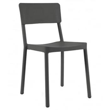 Silla de Jardín Lisboa Gris Oscuro - 2 Unidades