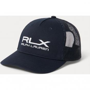 Gorra trucker de hombre de sarga Polo Golf Ralph Lauren - Gorra Ralph Lauren Trucker RLX azul marino
