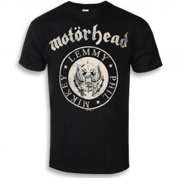 Motörhead Men's Metal T-Shirt - Undercover Seal Newsprint - ROCK OFF M