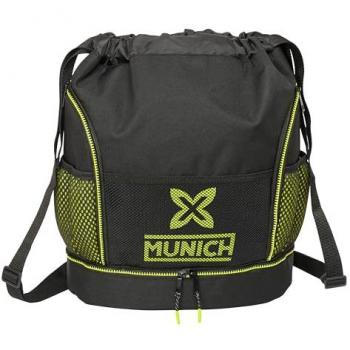 Mochila Saco Infantil Munich Beat Negra 35 x 40 x 1 cm, cómoda y versátil, ideal para niños de diferentes edades, calidad y resistencia