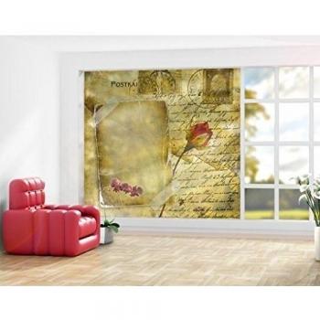 XXL Mural de ventana Heavenly Postcard, Größe:380cm x 288cm