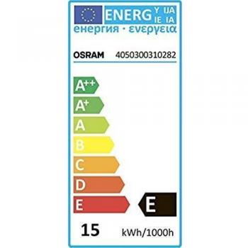 OSRAM T26/57 Bombilla Incandescente, E14, 15 watts, Trasparente, 1 Unidad
