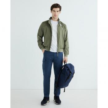 North Sails Men's Stretch Cargo Pants - Slim Fit, Dark Denim W32