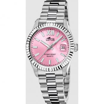 Reloj Lotus Freedom 18930/8 Rosa Correa De Acero Inoxidable 316l, Mujer