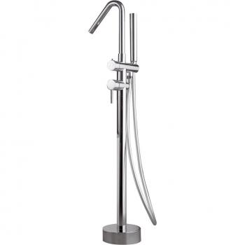Grifo monomando de pie para bañera Córcega
