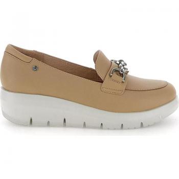 Mocasines Stonefly cuña beige mujer 220757 con diseño de cuña, material de napa, disponible en varios colores