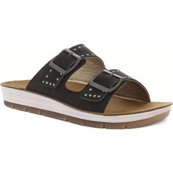 Sandalias Inblu para mujer, destalonadas, color negro