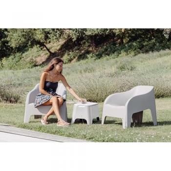 Poltrona Petra Toomax - Silla Grigio Talpa Resistente y Elegante