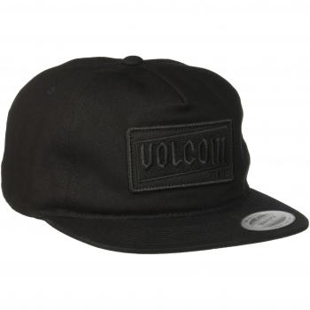 Volcom Rotor Tiene Snapback Negro Sombrero, Ink Black, One Size