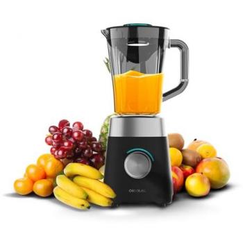 Cecotec Batidora de Vaso Power Black Titanium 1300MAX B 1300W 4 Hojas 1,5L