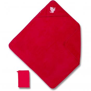 Baby Boum Akimi 53 - Toalla capa 90 x 90 cm, color fuschia