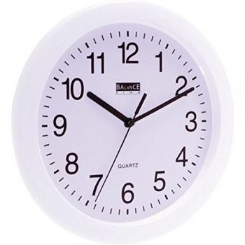 Balance 776064 Quartz wall clock Círculo Color blanco - Reloj de pared