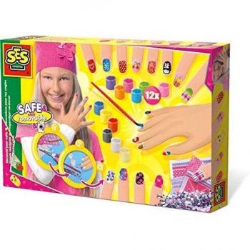 Kit de Decoración para Uñas con Pintura y Gemas - Decora tus Uñas con Estilo SES Creative